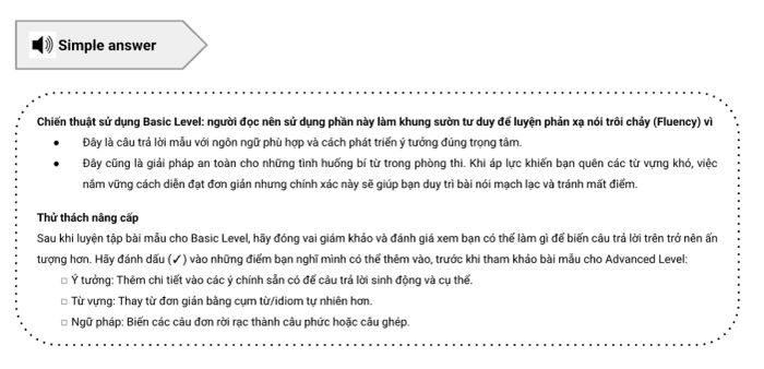 IELTS Speaking Part 3 Accommodation – Basic responses